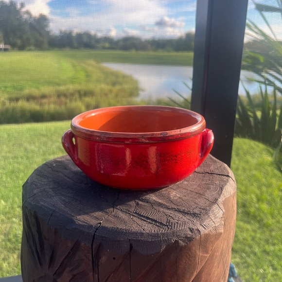 Terre D’Umbria De Silva Terra Cotta Oven to Table Baking Red Soup Bowl Italy - Picture 8 of 11